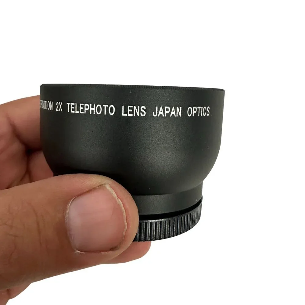 Digital High Definition 2X Telephoto Lens Japan Optics With Pouch